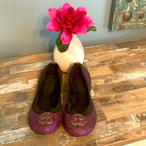 Super cute 💜💛 Tory Burch Flats